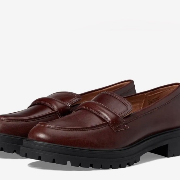 Madewell Shoes - Madewell The Bradley Lugsole Brown Leather Loafer Women’s 8.5